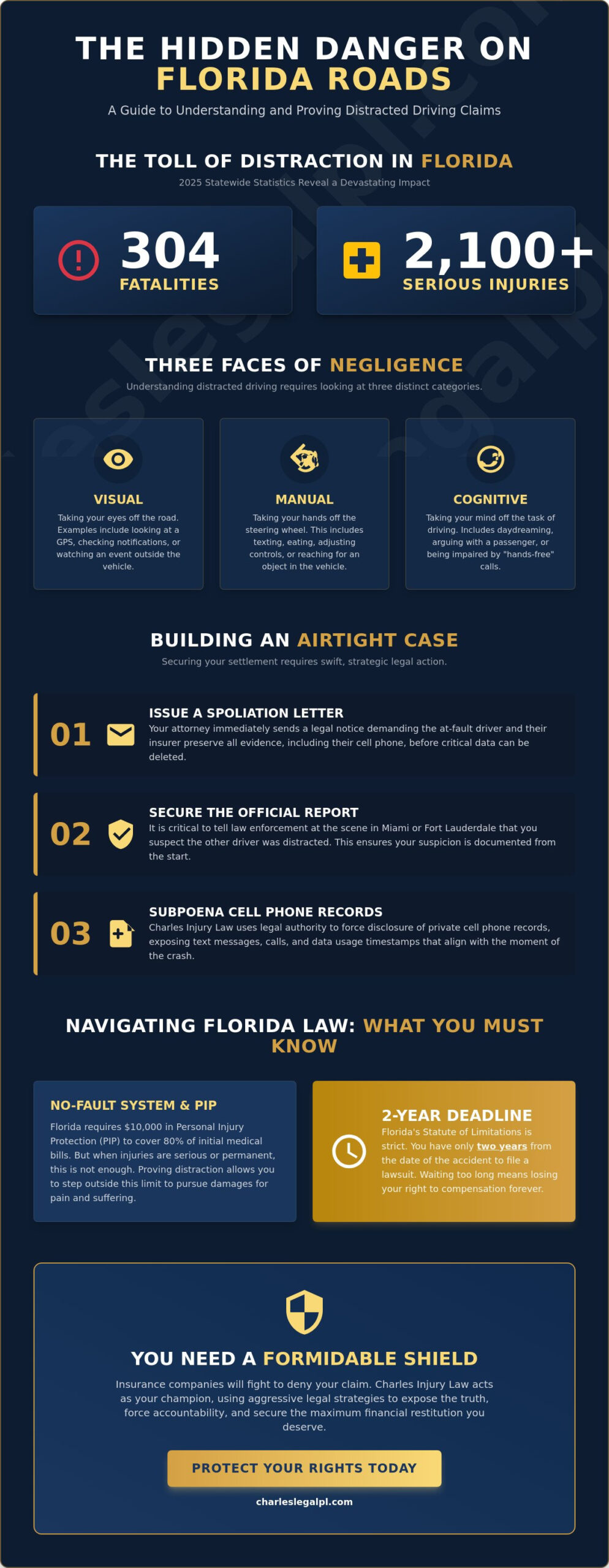 How to Prove Fault with a Distracted Driving Accident Attorney in Florida