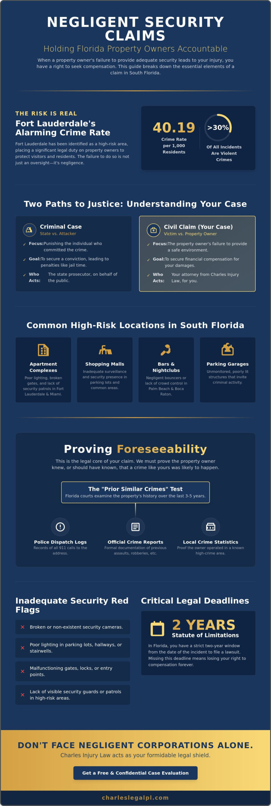 Negligent Security Lawyer Fort Lauderdale: Holding Property Owners Accountable in 2026
