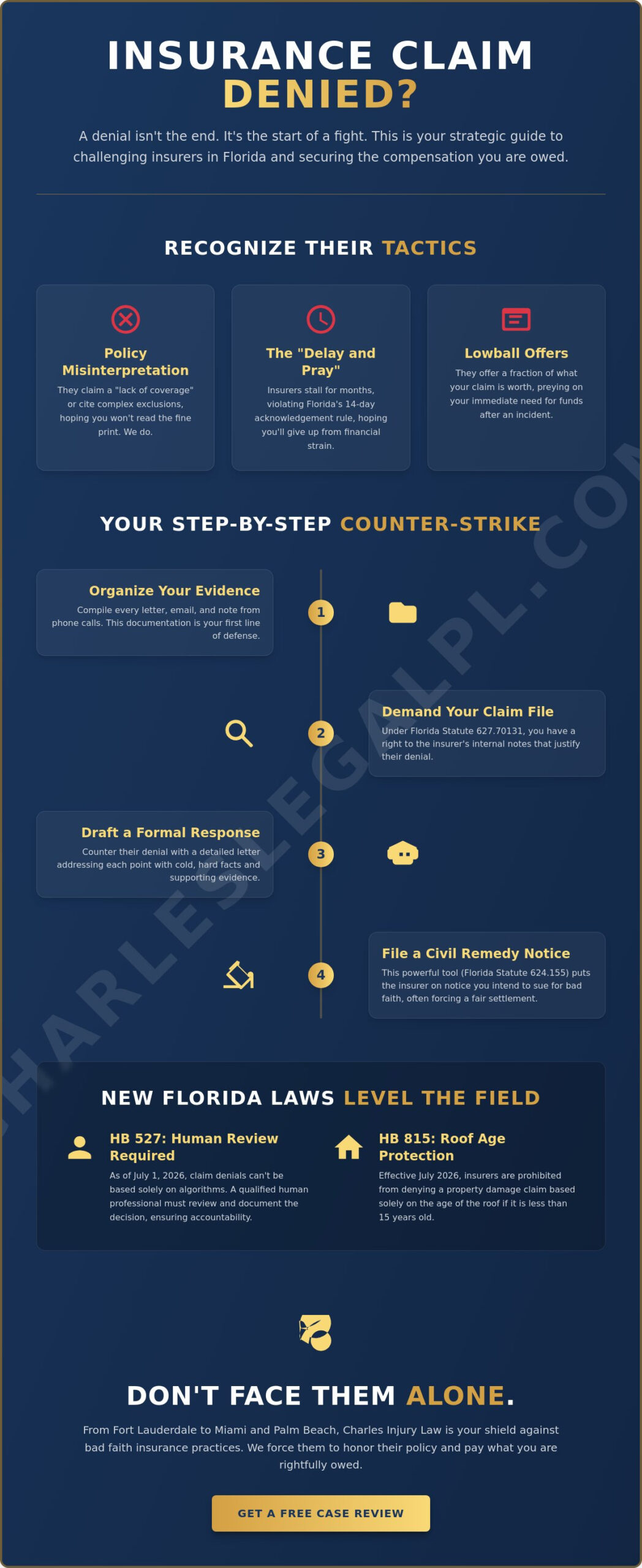 How to Fight a Denied Insurance Claim in Florida: A 2026 Step-by-Step Guide