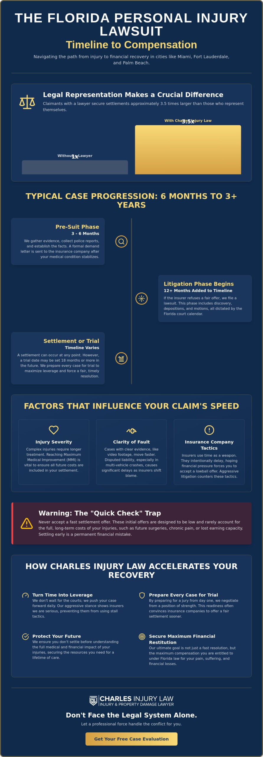 How Long Does a Personal Injury Lawsuit Take in Florida? (2026 Guide)