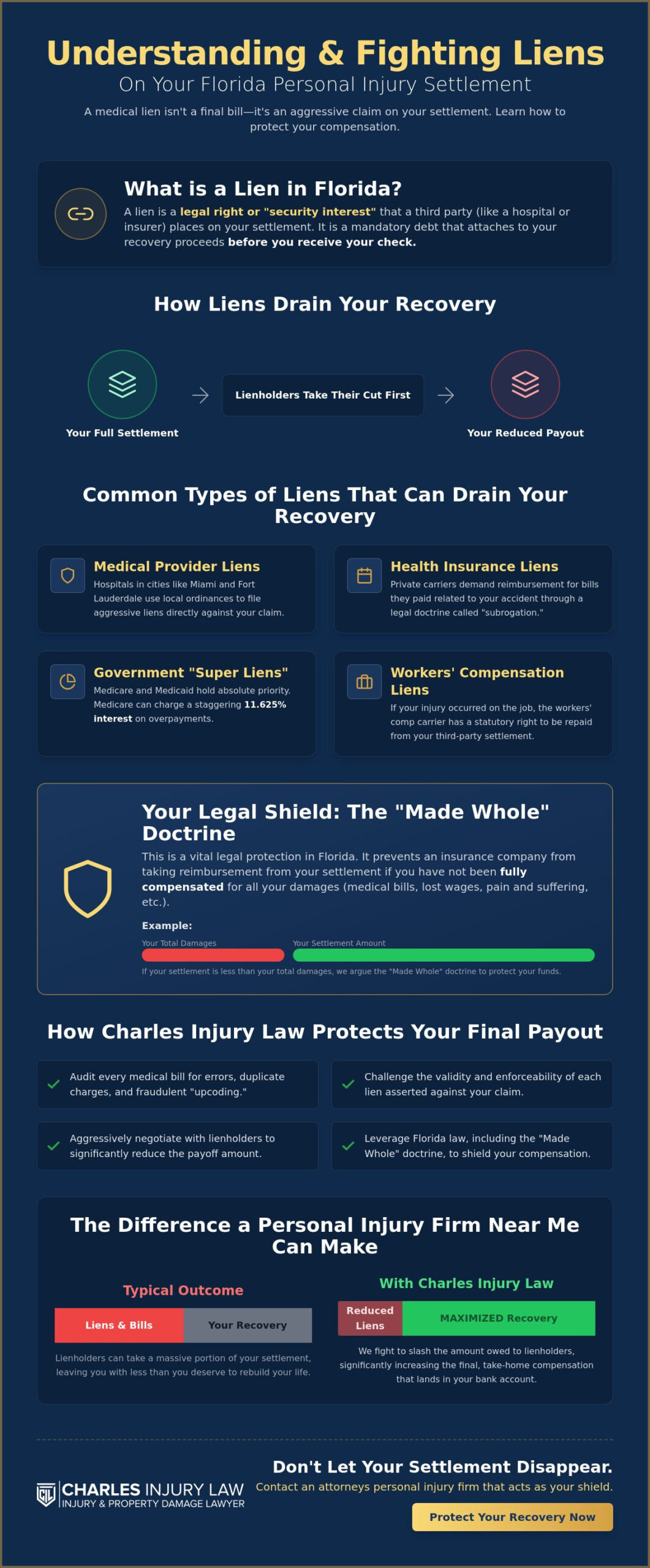 Understanding Liens on a Personal Injury Settlement in Florida: A 2026 Guide