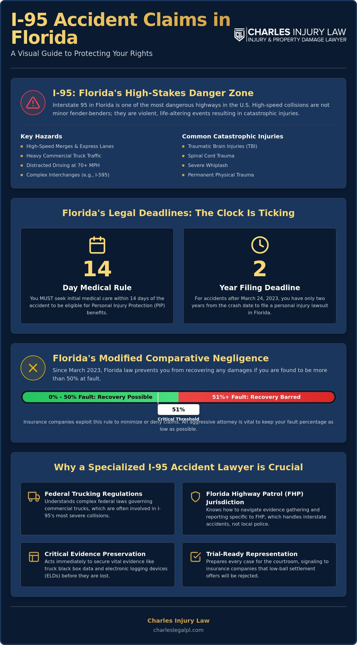 I-95 Accident Lawyer in Fort Lauderdale: Aggressive Trial-Ready Advocacy