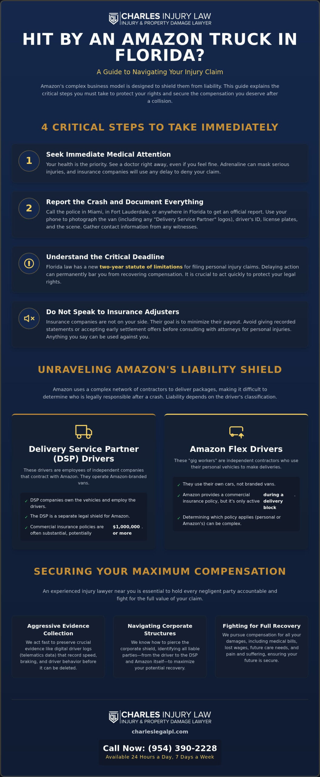 Amazon Truck Accident Lawyer in South Florida