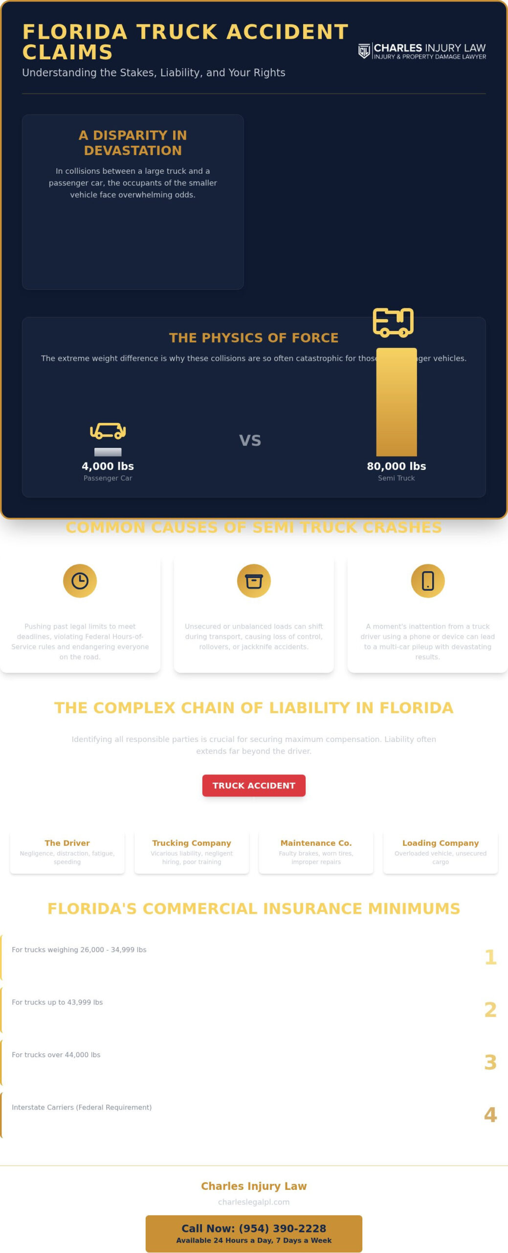 Florida Truck Accident Lawyer: Semi & Tractor Trailer