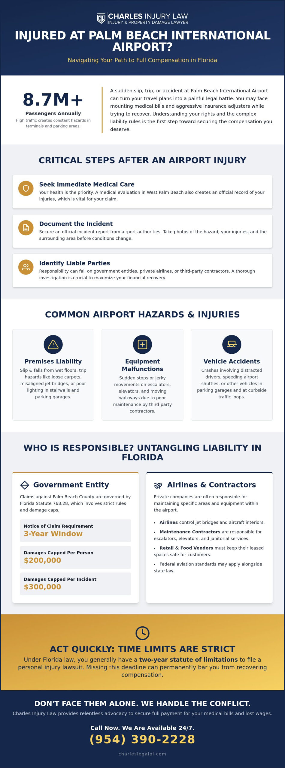 Injured at PBI? West Palm Beach Airport Injury Lawyer