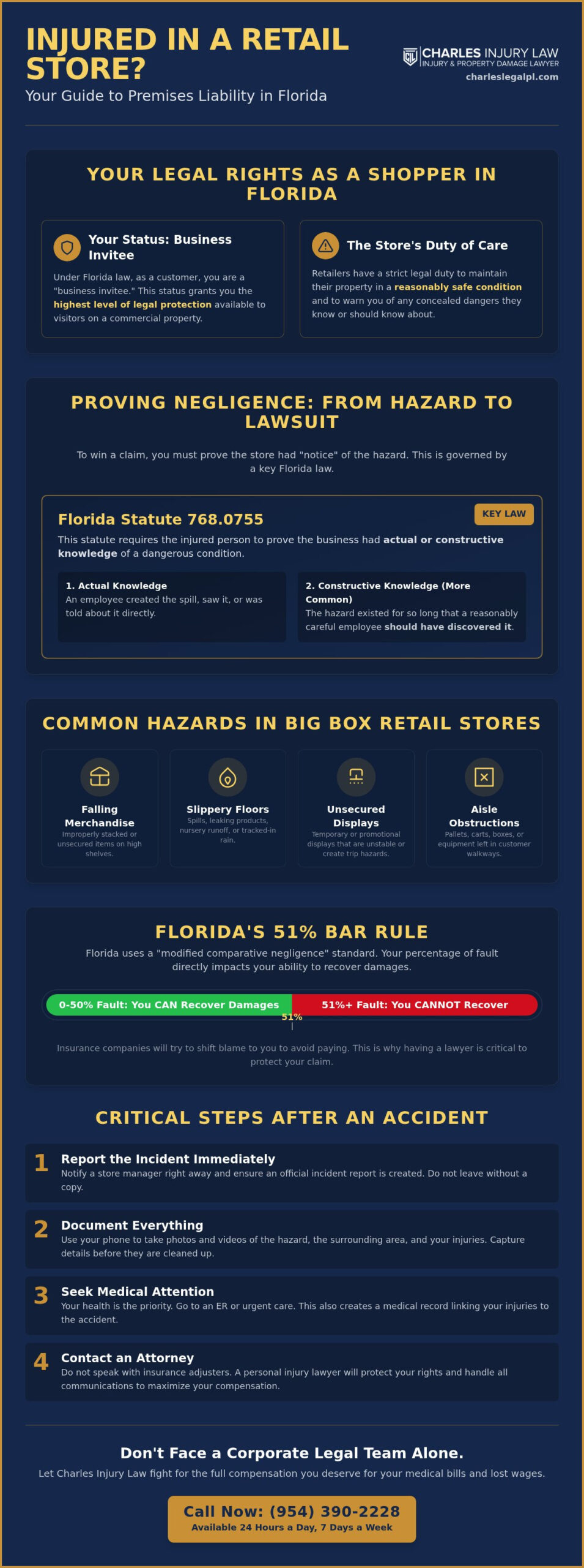 Miami & Fort Lauderdale Lawyer for Injury at Lowe's: Your Legal Steps