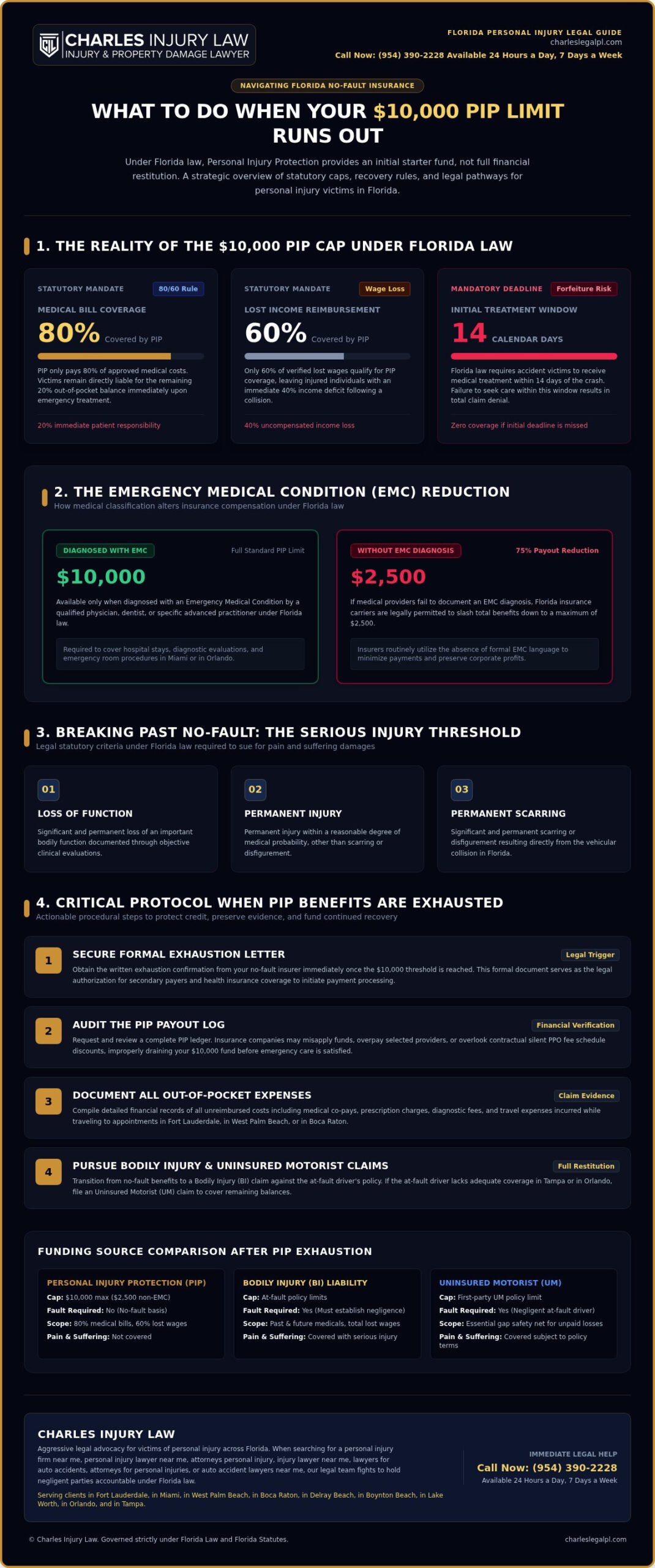 What to Do When Florida PIP Benefits Run Out: 2026 Guide