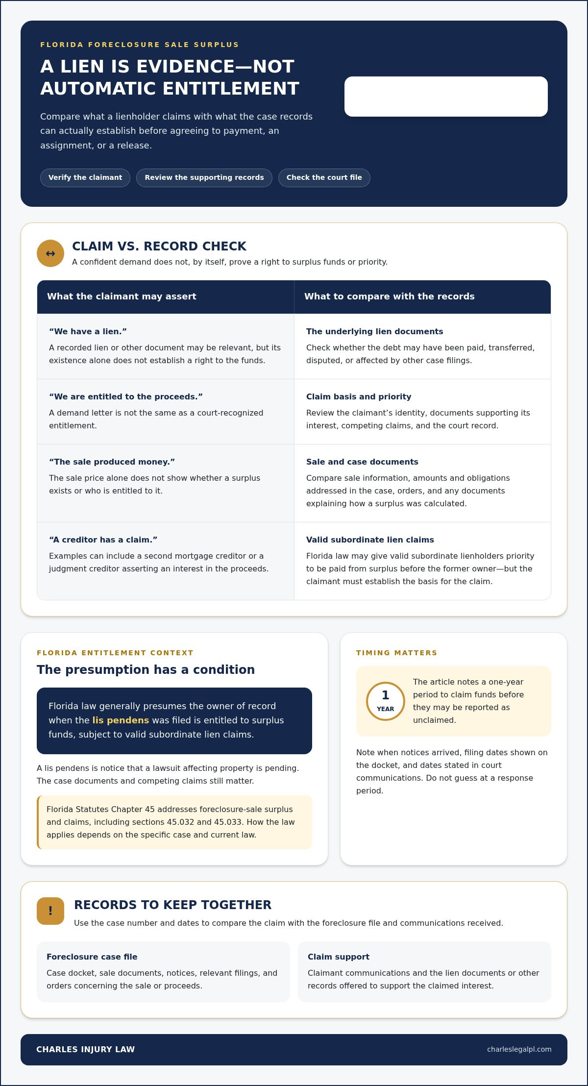 Claim Your Miami Foreclosure Surplus: Stop Suspicious Liens